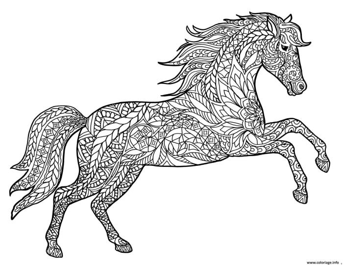 Abstract animals coloring pages