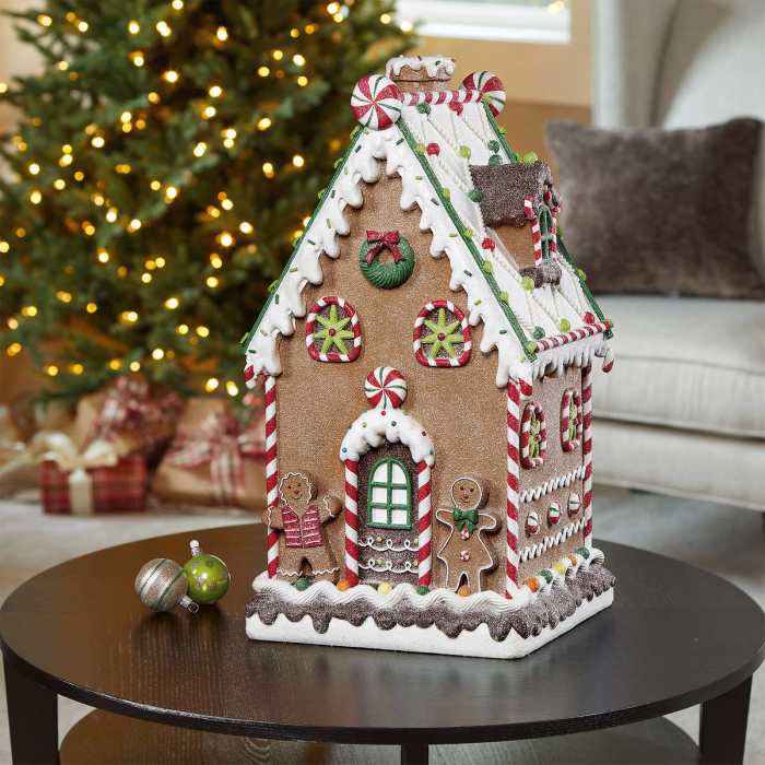 Christmas decor gingerbread house