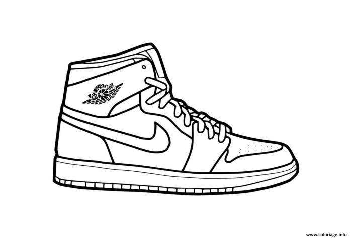 Jordan 4s easy drawing