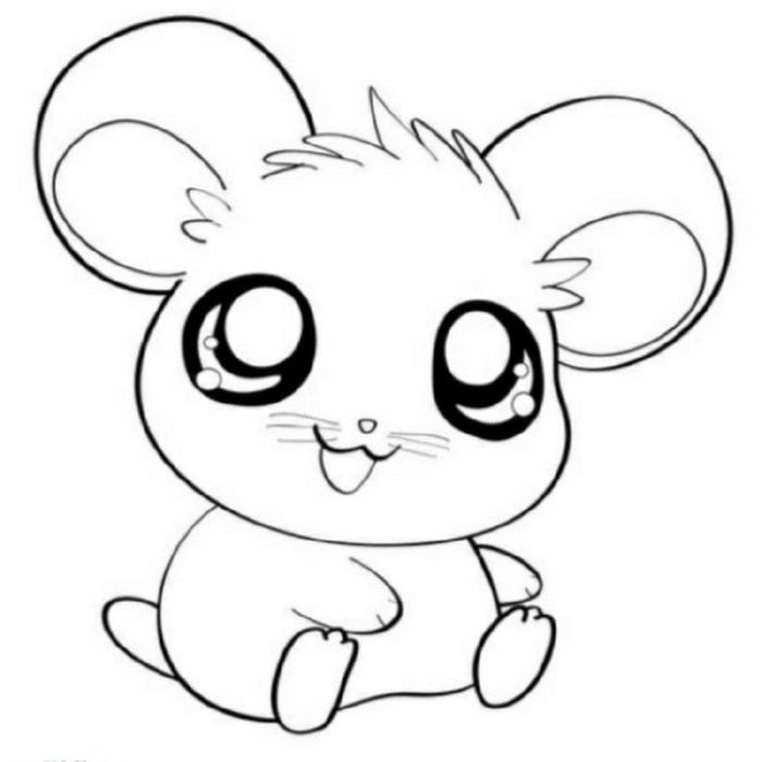 Cute detail animal coloring pages