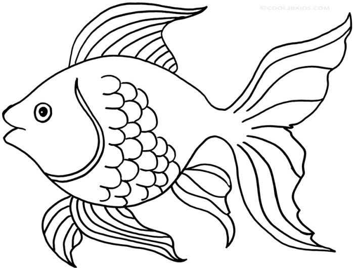 An animal that eats fish coloring page