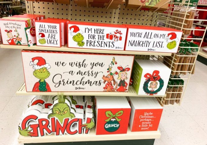 Grinch christmas decor hobby lobby