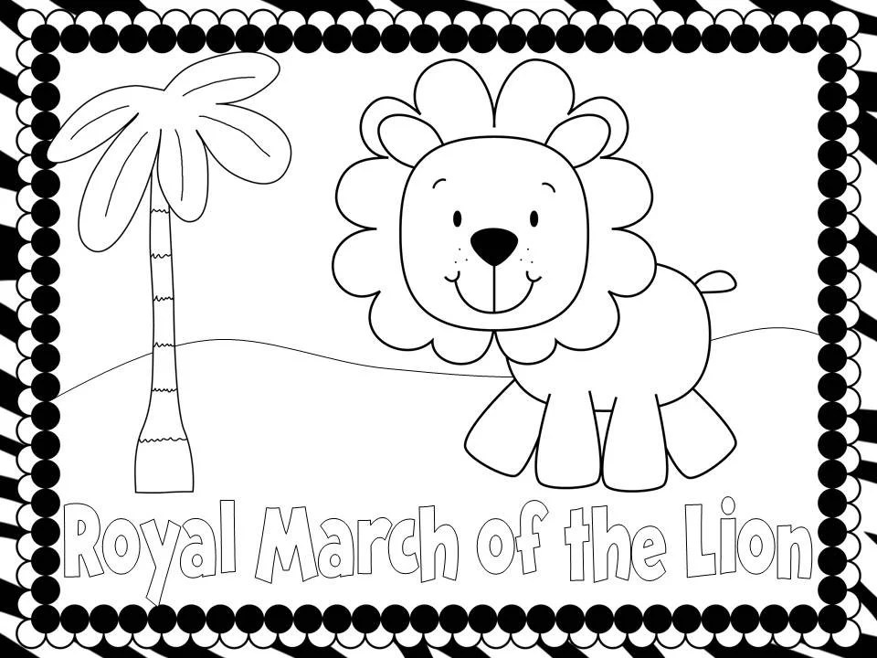 Carnival of the animals coloring pages