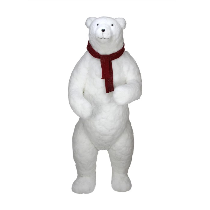 Christmas polar bear decor