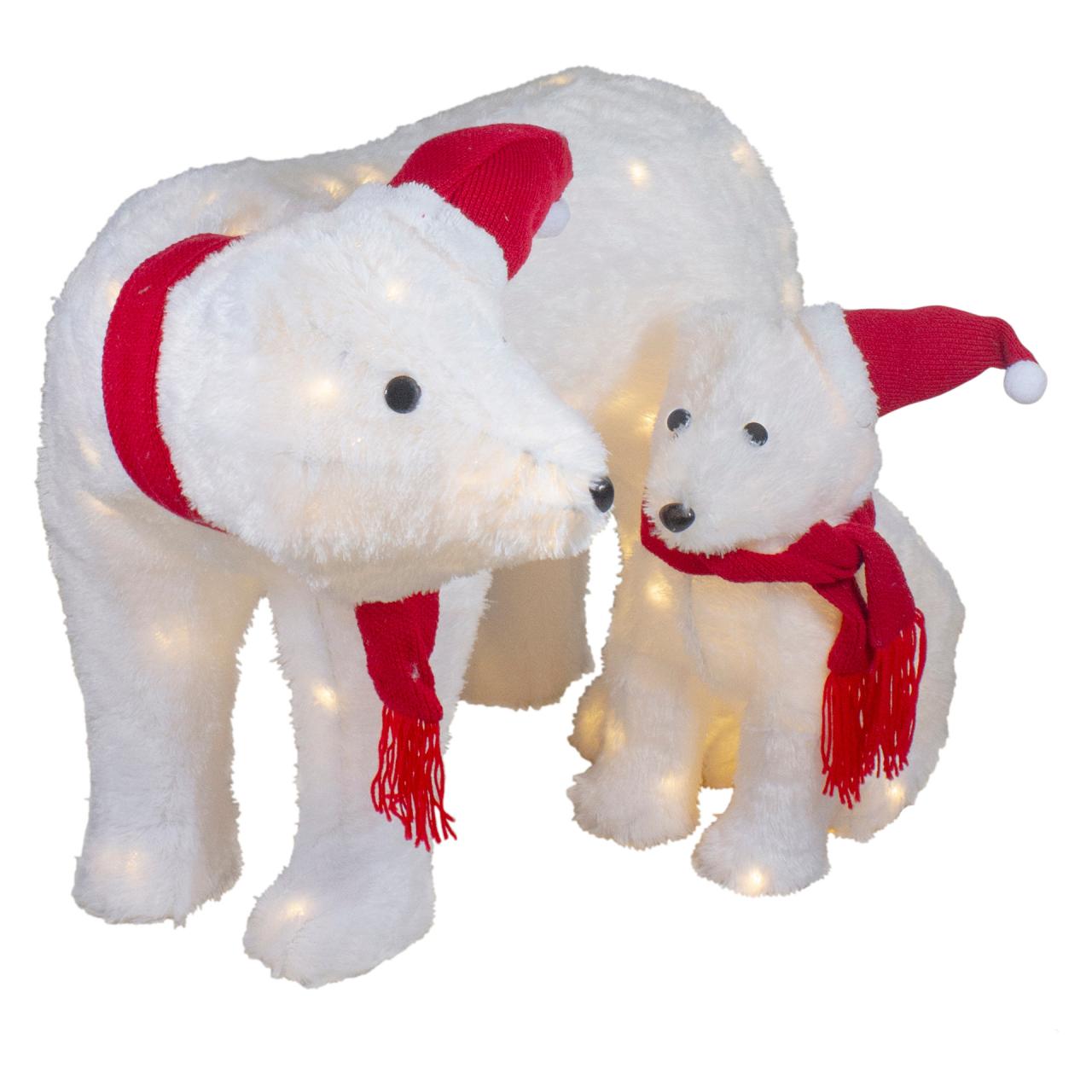 Christmas polar bear decor