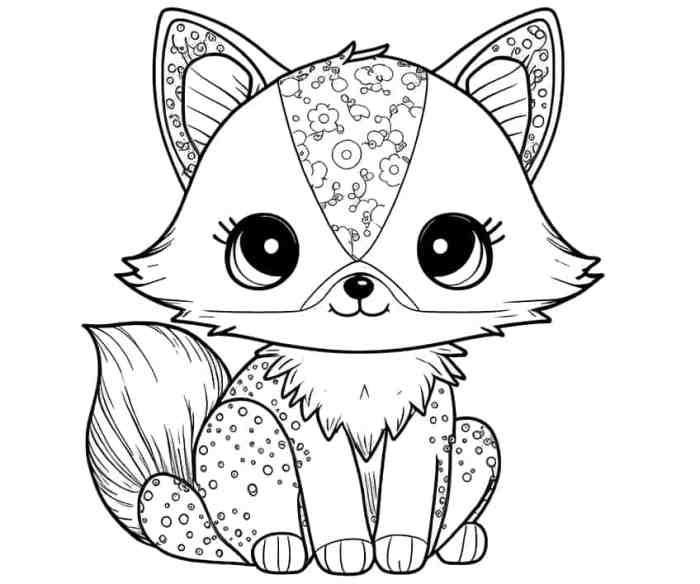 Cute baby zoo animals coloring pages