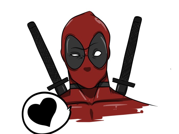 Deadpool drawing a drawing drawing easy