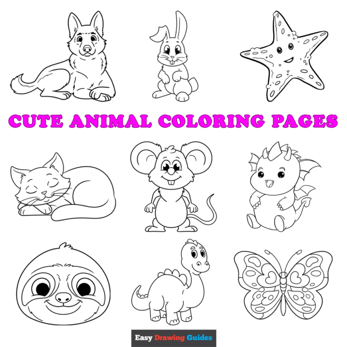 Images for coloring animals