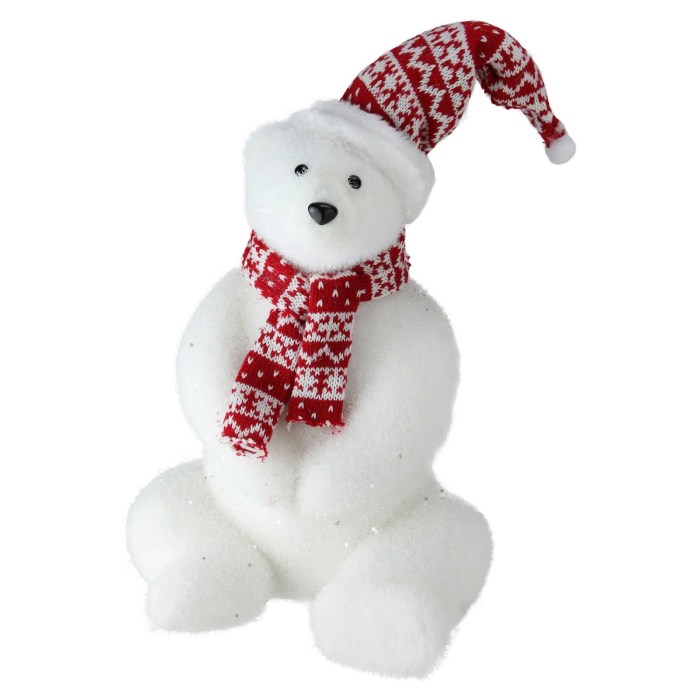 Polar bear christmas decor