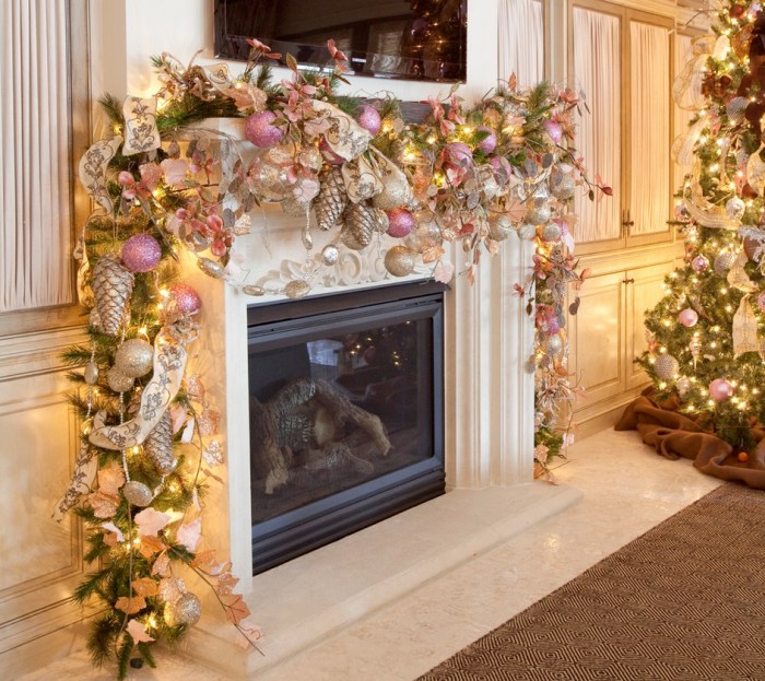 Christmas decor for mantel