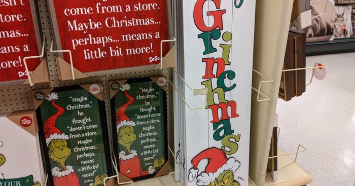 Grinch christmas decor hobby lobby